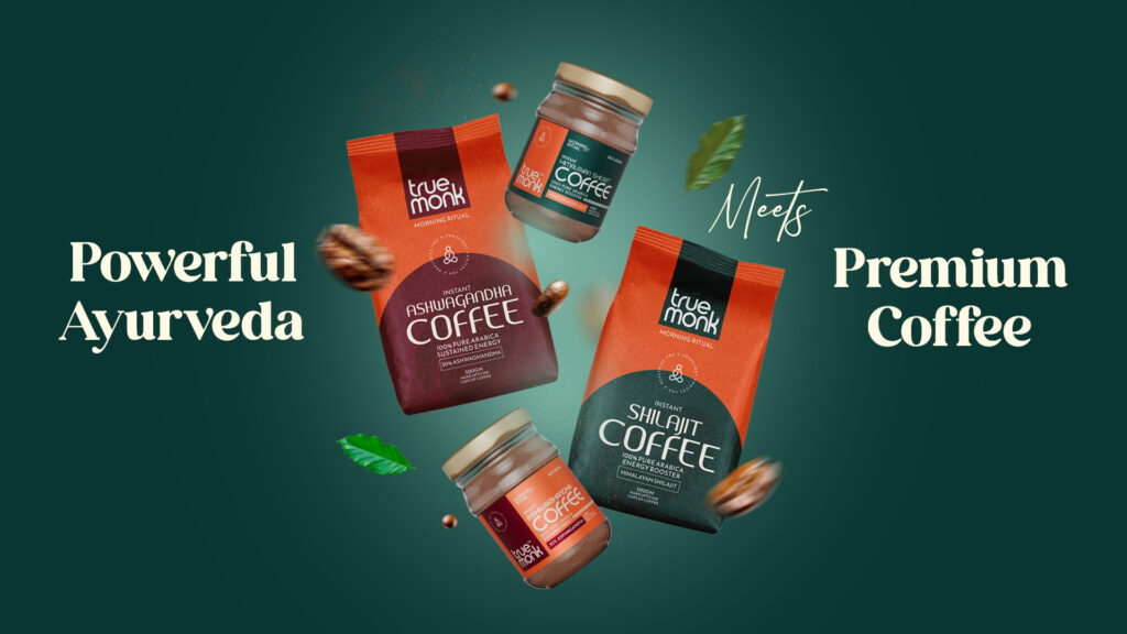 true monk coffee product describing benefits of coffee
